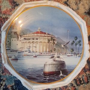 Catalina Calls Vintage Plate
